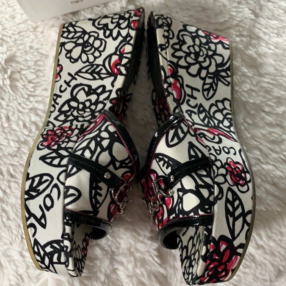 NWT Rare Coach Carissa Poppy Floral Beautiful Shoes Size 9